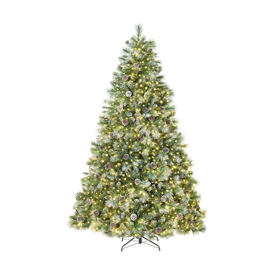 7.5 foot flocked Birmingham Fir