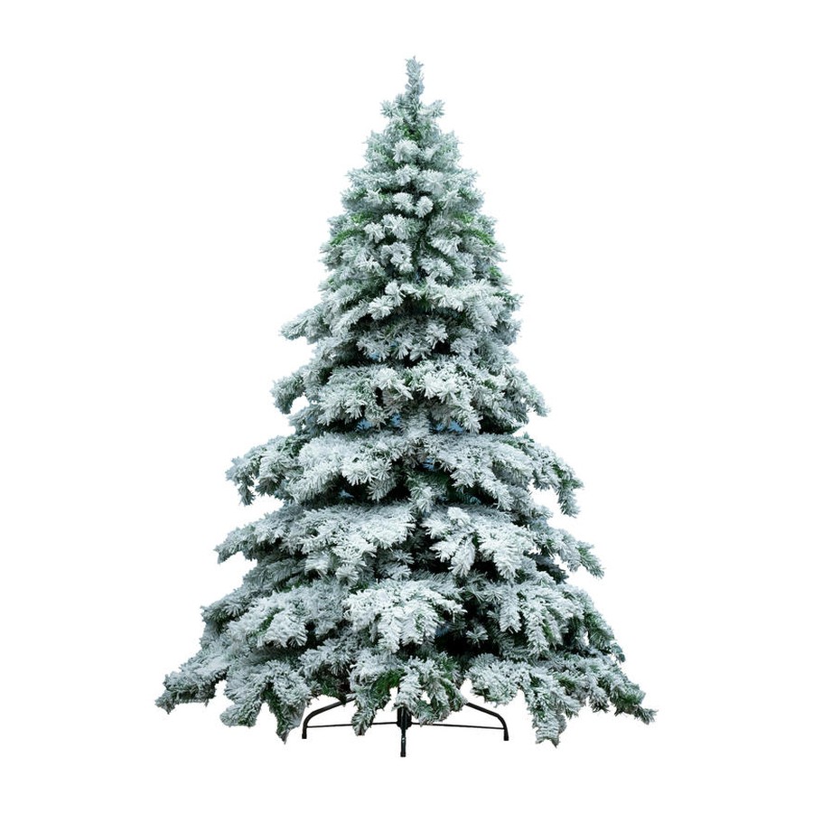 6.5 foot flocked Frisco Pine